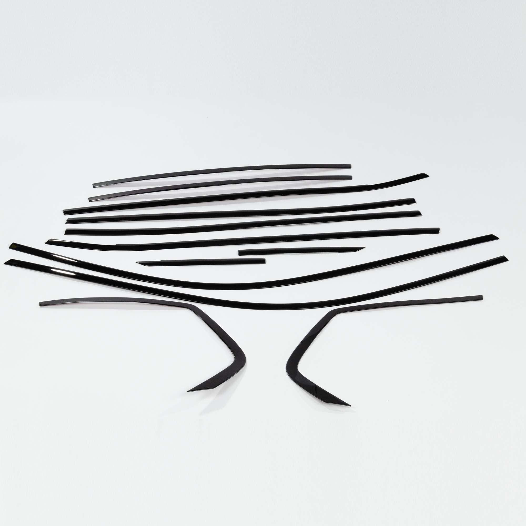 BMW X3 F25 Black Window Trims 2010-2017 Blackout dechrome Night package