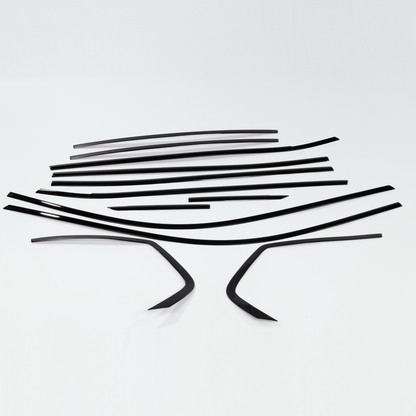 BMW X3 F25 Black Window Trims 2010-2017 Blackout dechrome Night package