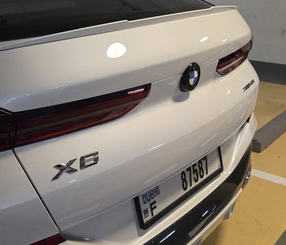 BMW X6 G06 REAR BADGE SURROUND - GLOSS BLACK 2020+ X6M