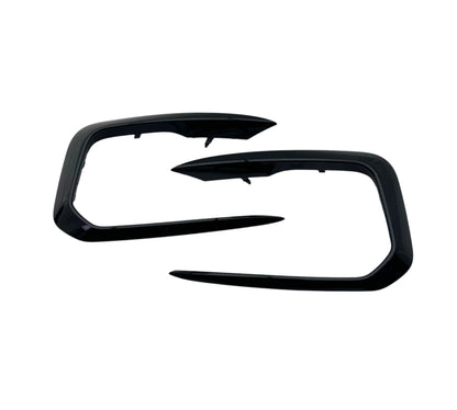 BMW M140i Black Front Fog Opening Garnishes (Canards) - F21 F20