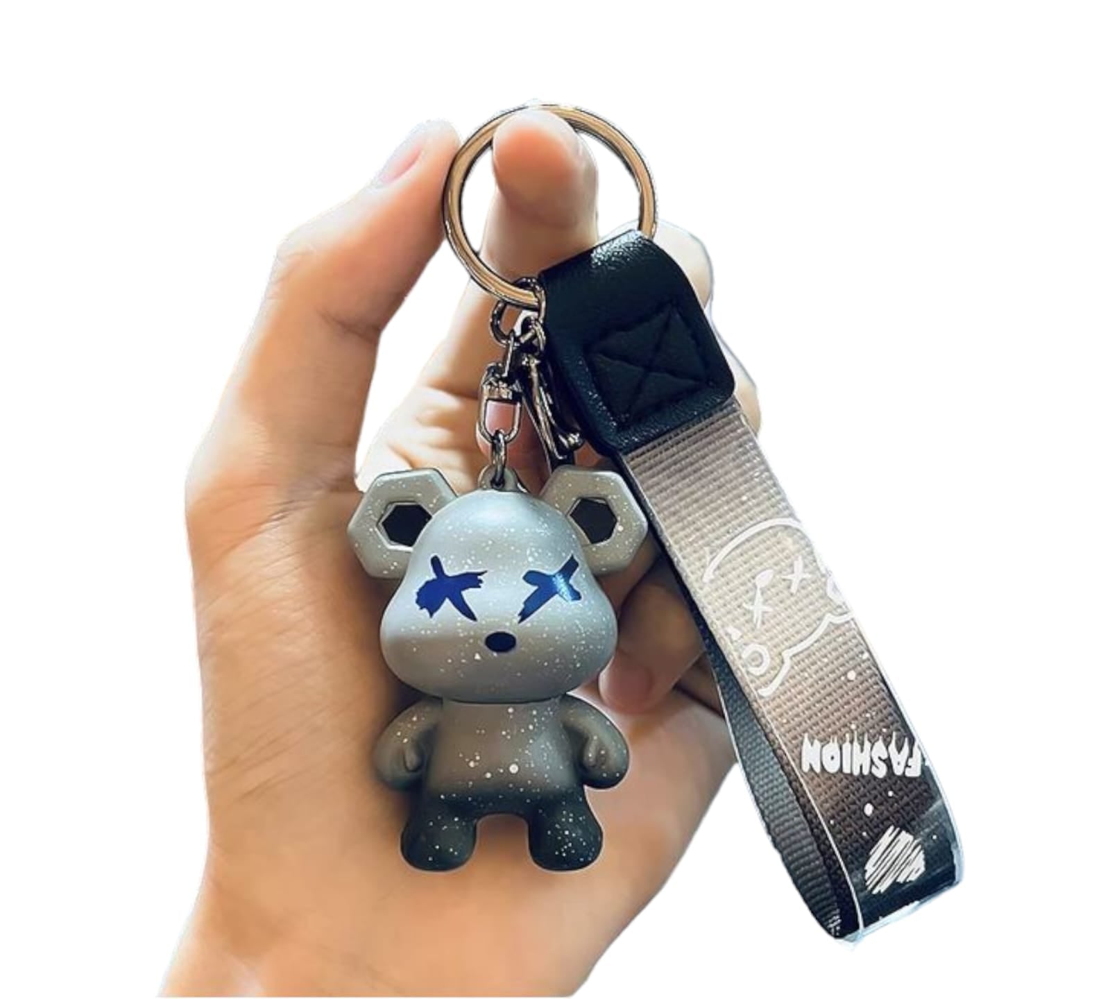 Bear Keychain Keyring Chic Girly VW Polo Audi A1 Scirocco Ibiza Seat Bling