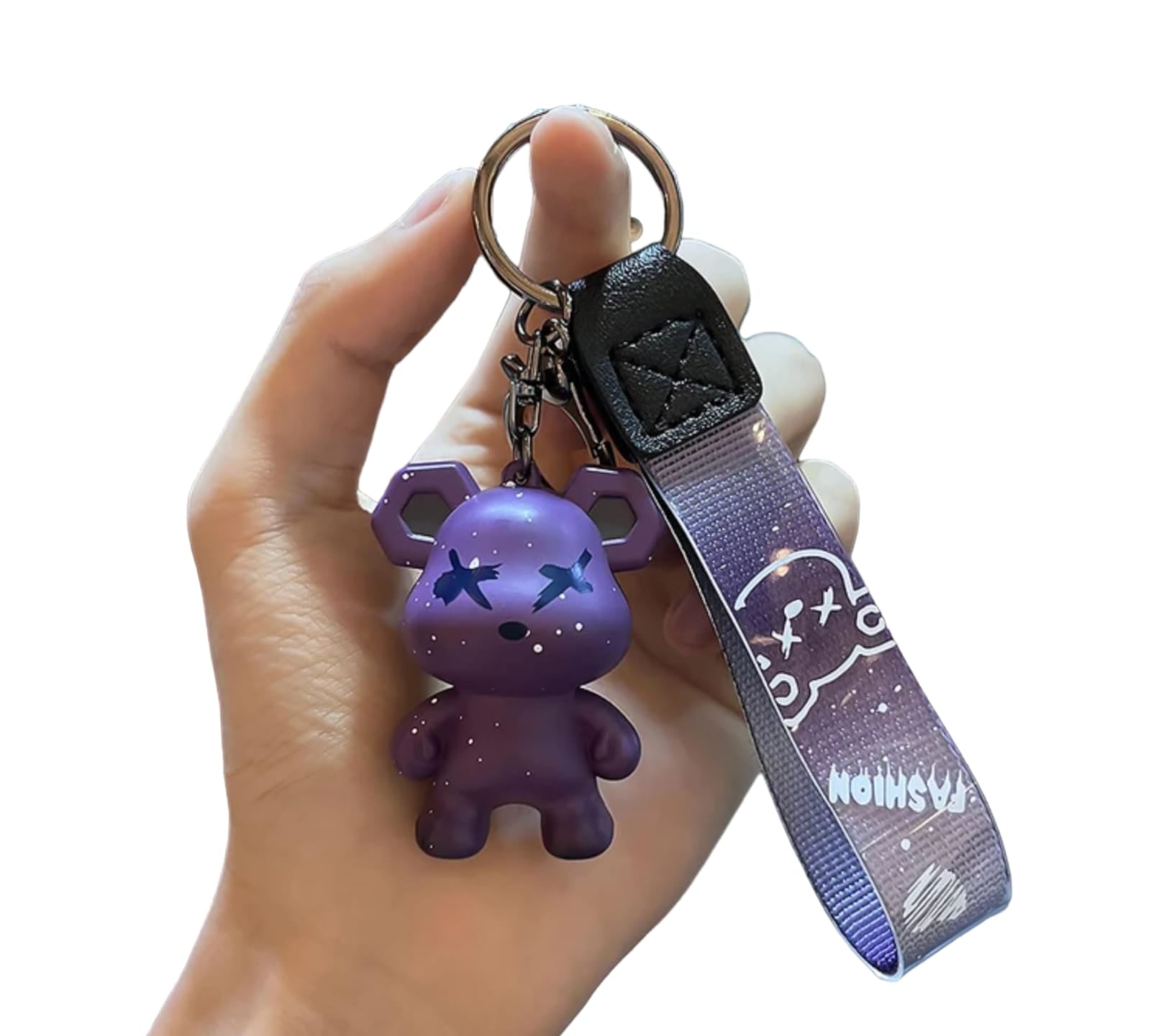 Bear Keychain Keyring Chic Girly VW Polo Audi A1 Scirocco Ibiza Seat Bling