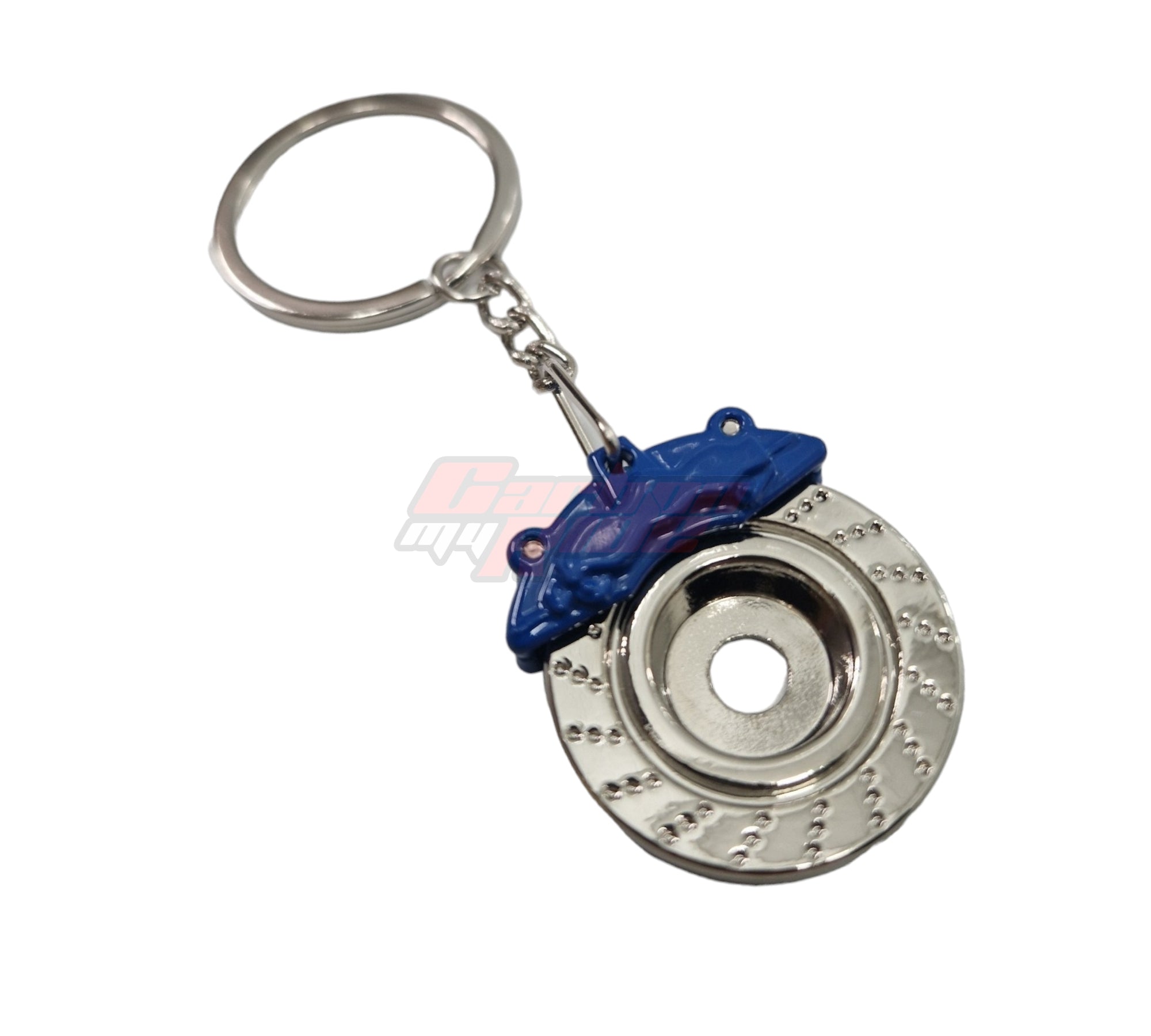 Spinning Racing Brake Disc Caliper Keychain Keyring - Custom My Ride