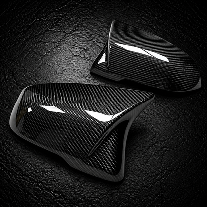 M Style Wing Mirror Caps - Carbon Fibre - suitable for BMW 1 Series F40 F45 2019+