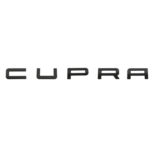 Seat CUPRA Rear Black Logo Badge -MK3 5F - Custom My Ride