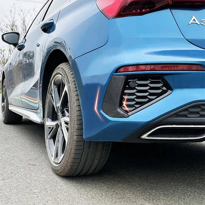 Audi A3 8Y Black Rear Bumper Trims - Custom My Ride