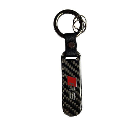 Audi RS Carbon Fibre Key Ring - Accessories keychain - Custom My Ride