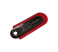 Load image into Gallery viewer, Audi Red Carbon Fibre/Leather Key Ring - Accessories
