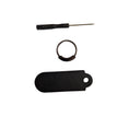 Load image into Gallery viewer, M-Tech Carbon Fibre Black Leather Key Ring - BMW Accessories
