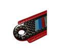 Load image into Gallery viewer, M-Tech Carbon Fibre Red Leather Key Ring - BMW Accessories
