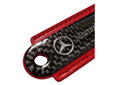 Load image into Gallery viewer, Mercedes Red Carbon Fibre/Leather Key Ring - Accessories
