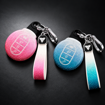 Glitter Key Fob Cover & Strap for Mini Cooper