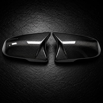 M Style Wing Mirror Caps - Carbon Fibre - suitable for BMW 1 Series F40 F45 2019+