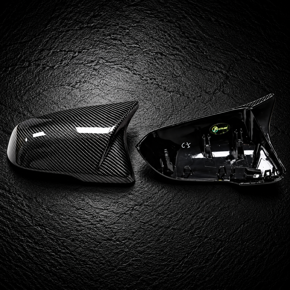 M Style Wing Mirror Caps - Carbon Fibre - suitable for BMW 1 Series F40 F45 2019+