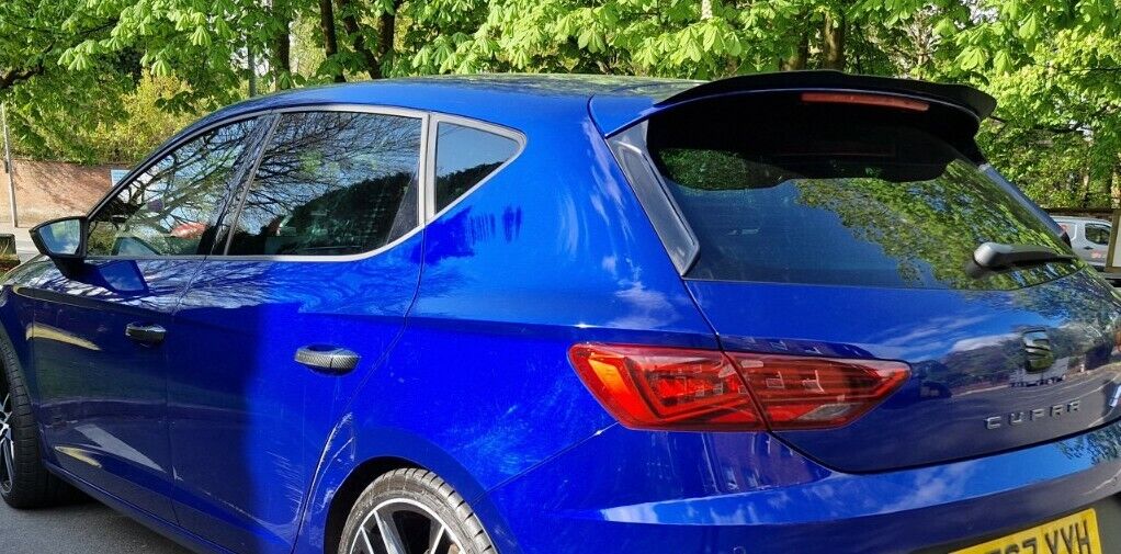 Seat Leon 5F Gloss Black Lip Spoiler - Cupra