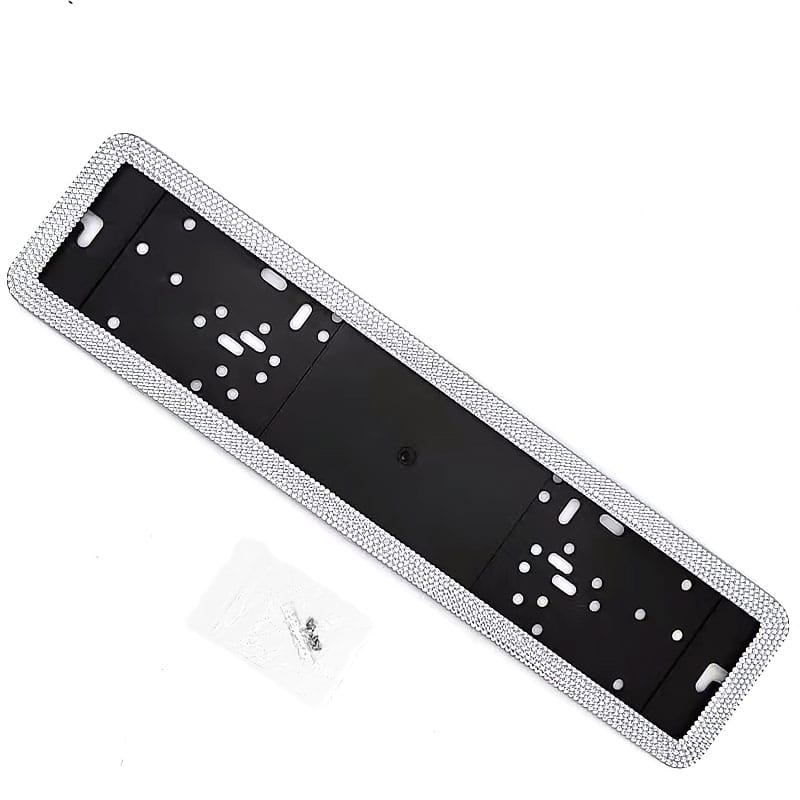 Diamond Bling Glitter License Plate Frame Cover Crystal RhineStone UK Number Plate