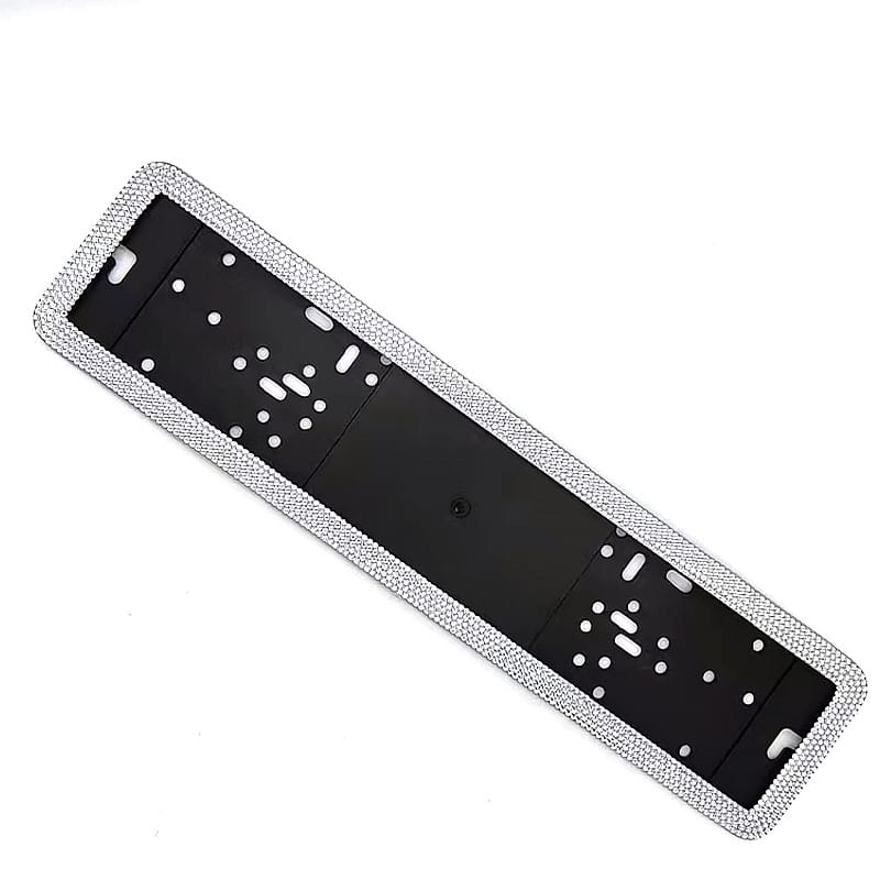 Diamond Bling Glitter License Plate Frame Cover Crystal RhineStone UK Number Plate - Custom My Ride