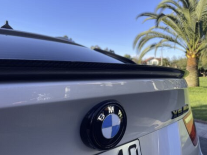 BMW X6 REAR BADGE SURROUND - GLOSS BLACK E71 2008-15 X6M - Custom My Ride