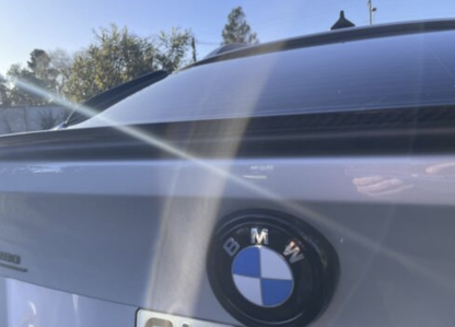 BMW X6 REAR BADGE SURROUND - GLOSS BLACK E71 2008-15 X6M - Custom My Ride