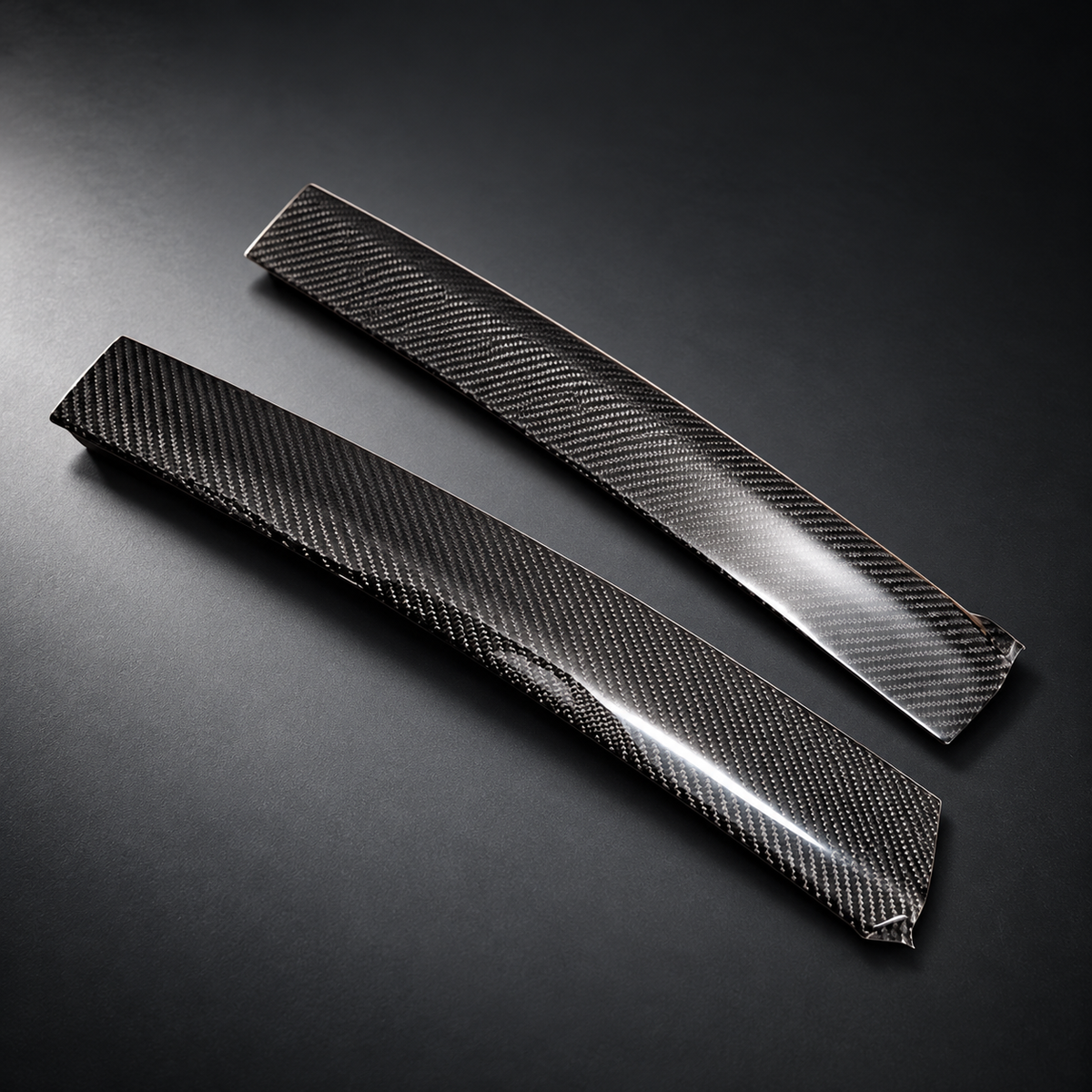 EP3 Door Pillar Covers - Carbon Fibre - Civic MK7 2002-06