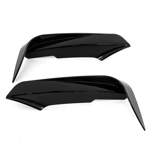 F30 Front Side Canards - Gloss Black - 3 Series BMW F31 - Custom My Ride