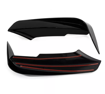 F30 Front Side Canards - Gloss Black - 3 Series BMW F31 - Custom My Ride