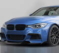 Load image into Gallery viewer, F30 Front Side Canards - Gloss Black - 3 Series BMW F31
