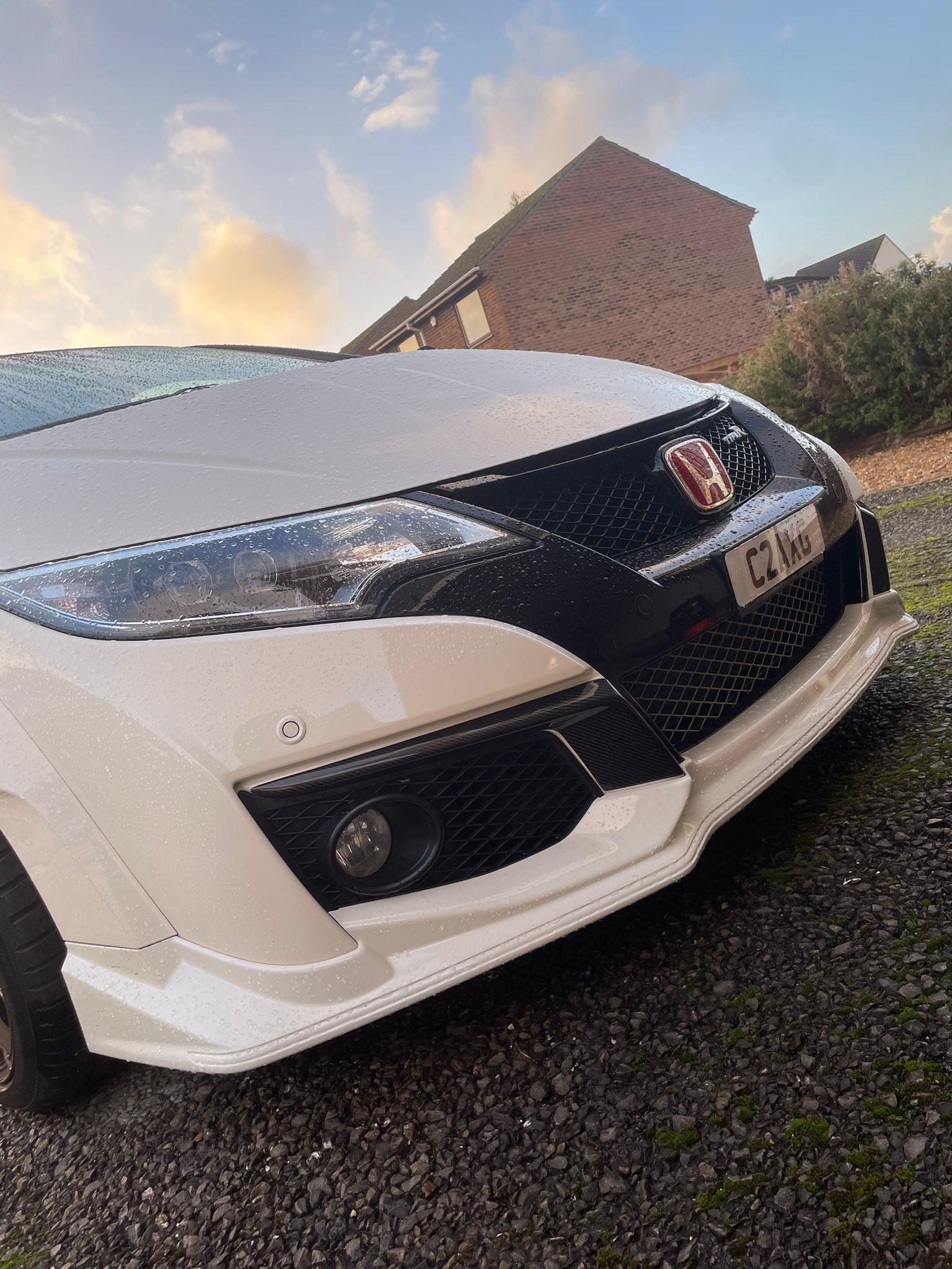 FK2 Fog Opening Garnish - Carbon Fibre MK9 Civic - Custom My Ride