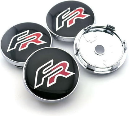 Seat Leon / Ibiza FR Wheel Caps Black Red - MK3 5F - Custom My Ride
