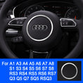 Load image into Gallery viewer, Audi Diamond Steering Wheel Trim Red / Blue / Silver - Audi A3 A4 A5 A6 A7 A8 Q3 Q5 Q7 Q8 A1 B9 C7 A6L S3 S5 S7 TT
