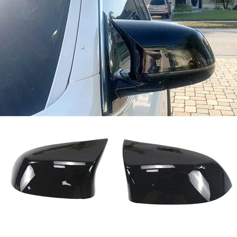 BMW X6 WING MIRROR CAPS - GLOSS BLACK F16