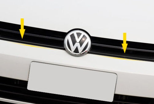 VW Golf R MK7.5 Front Grill De-Chrome Panels 2018-20 – Custom My Ride