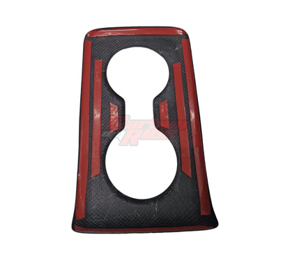 Carbon Fibre Rear Cup Holder Cover - Honda Civic Type R - FL5 K20C1 2.0T 2023+ - Custom My Ride