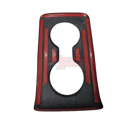 Carbon Fibre Rear Cup Holder Cover - Honda Civic Type R - FL5 K20C1 2.0T 2023+ - Custom My Ride