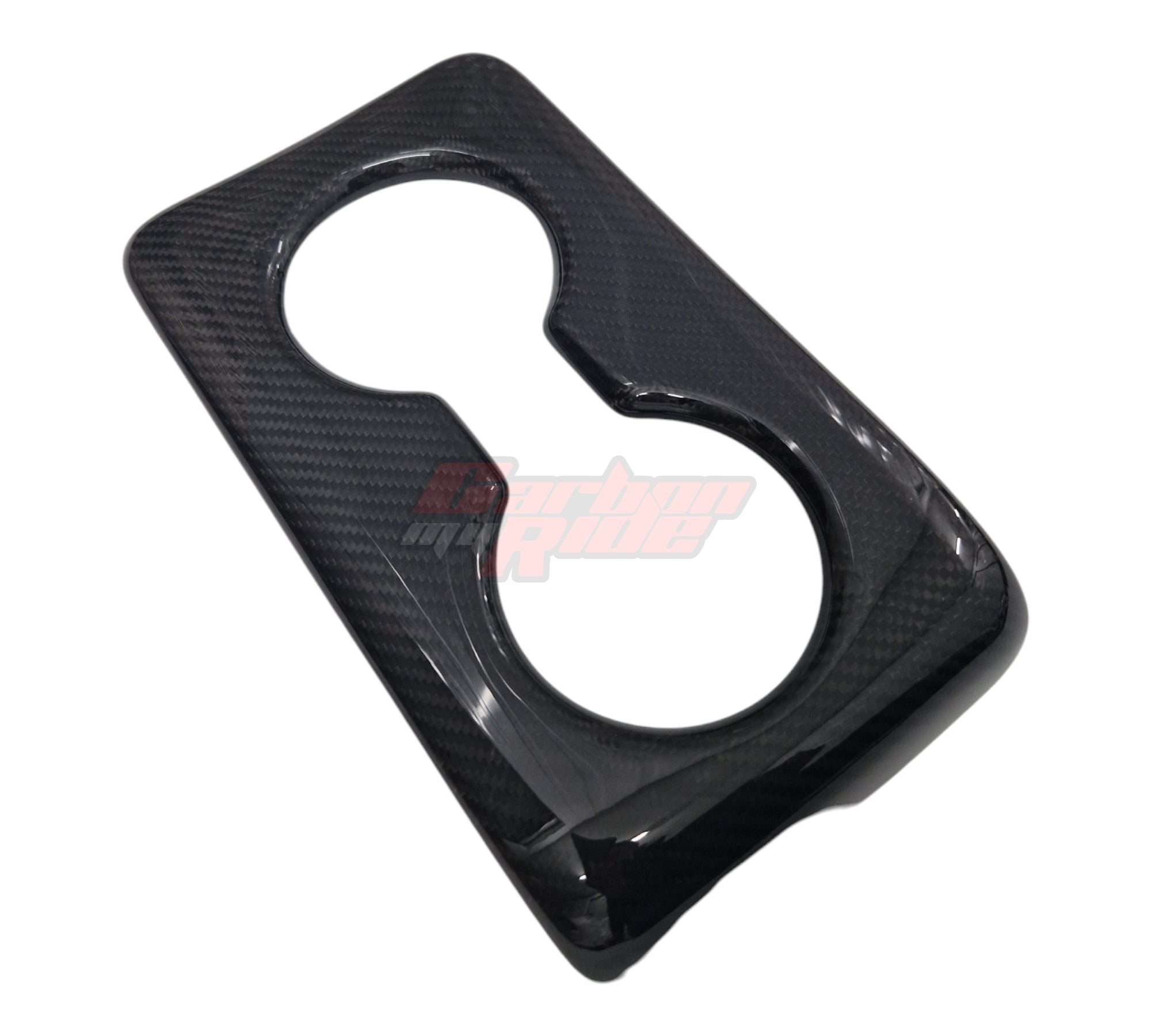 Carbon Fibre Rear Cup Holder Cover - Honda Civic Type R - FL5 K20C1 2.0T 2023+