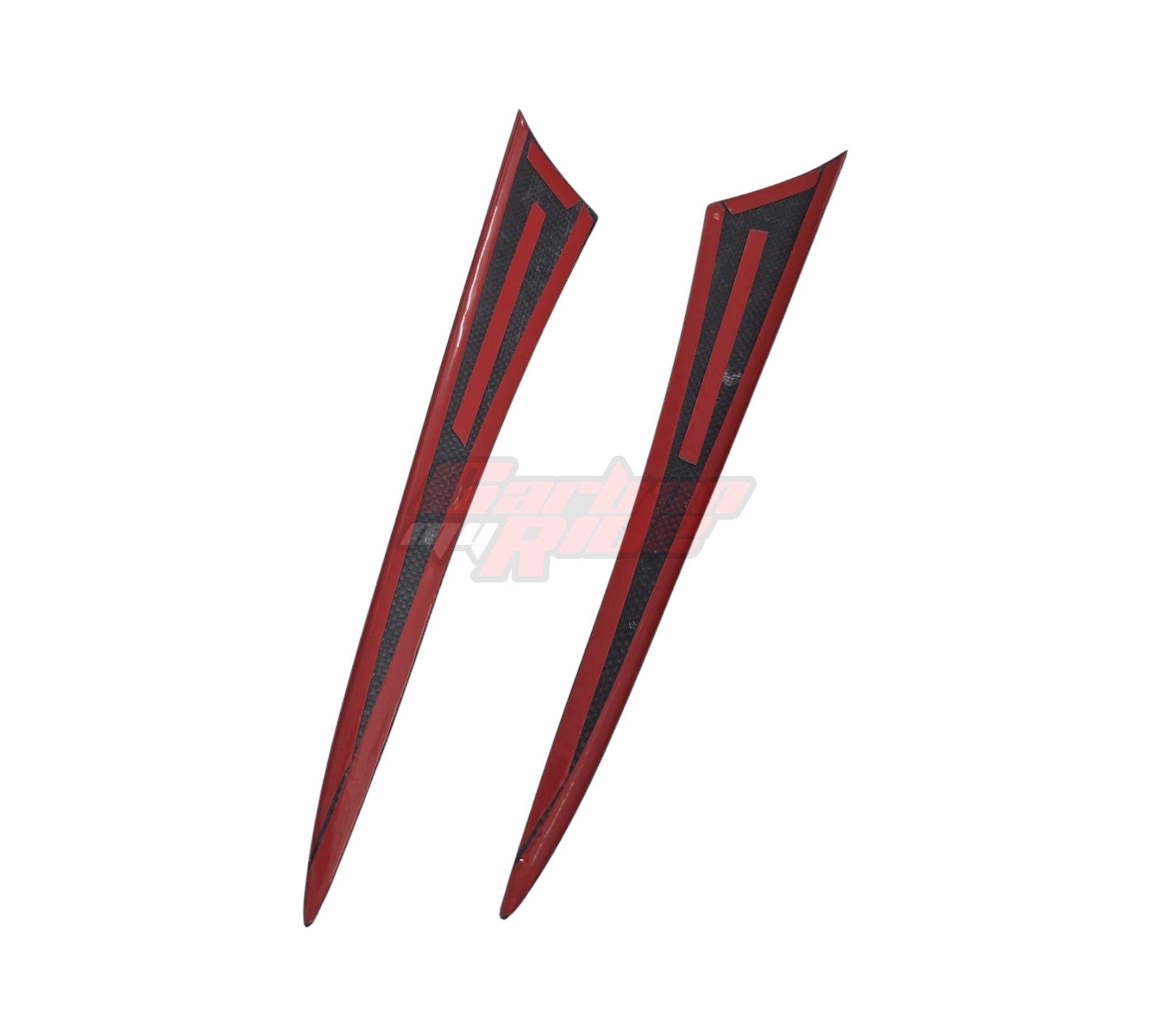 CARBON FIBRE FRONT HEADLIGHT EYEBROW COVERS - HONDA CIVIC TYPE R - FL5 K20C1 2.0T 2023+ - Custom My Ride