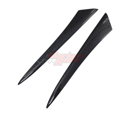 CARBON FIBRE FRONT HEADLIGHT EYEBROW COVERS - HONDA CIVIC TYPE R - FL5 K20C1 2.0T 2023+ - Custom My Ride