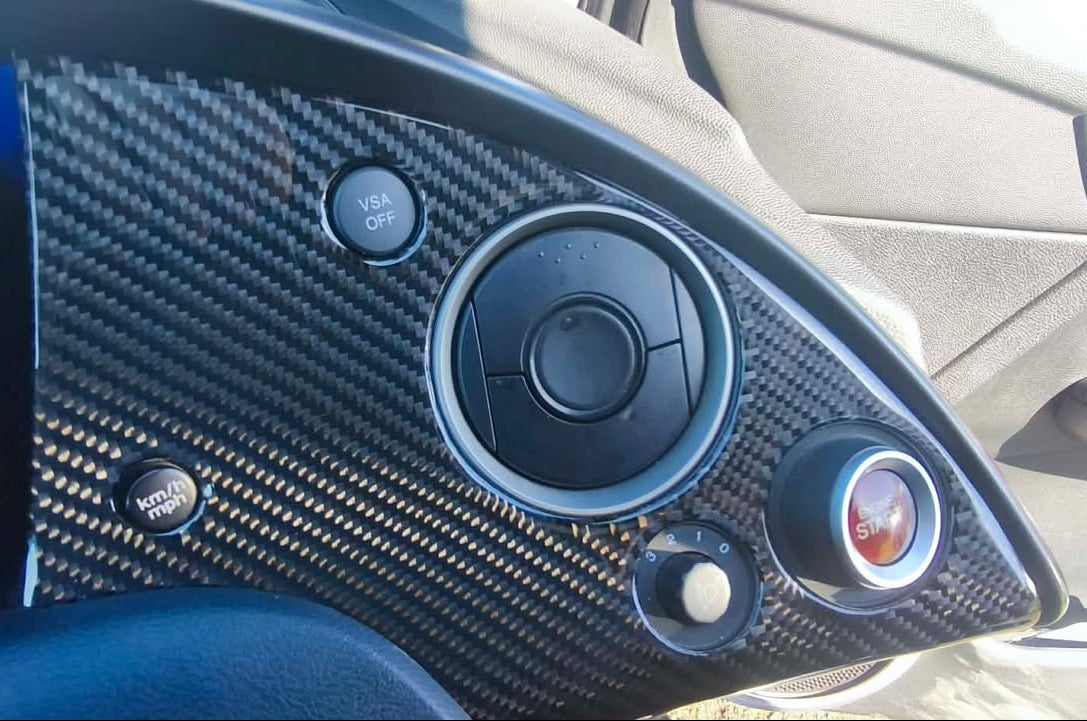 Civic MK8 Dashboard Cover - Soft Carbon Fibre - FN2 2006-11