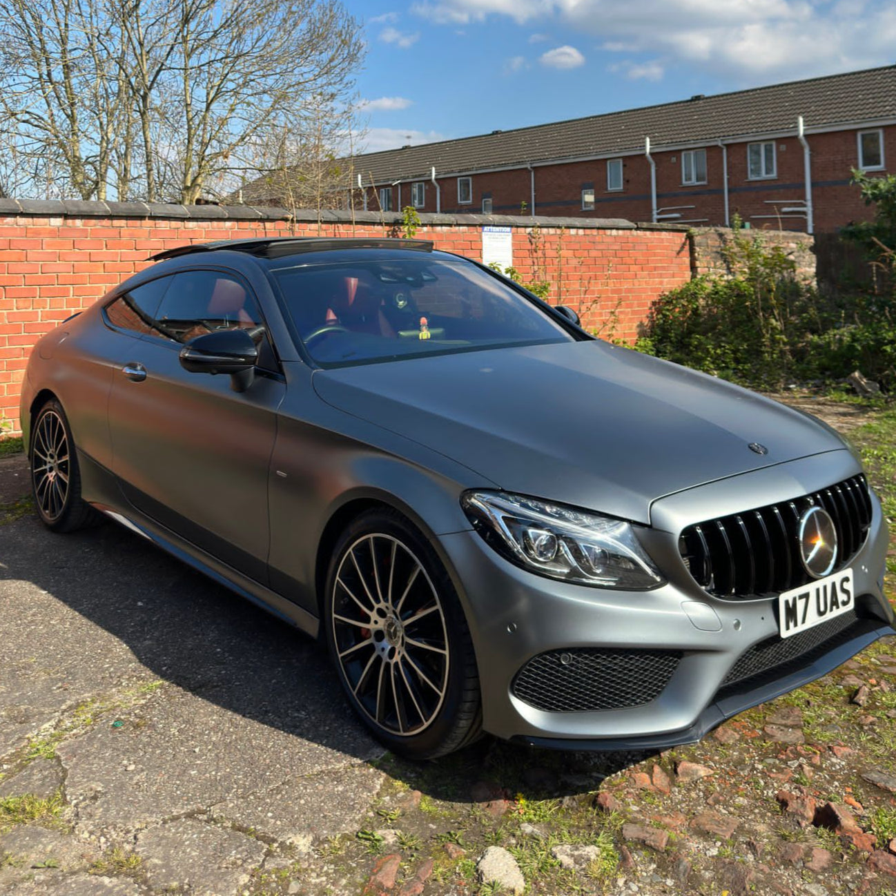 Mercedes Black Bonnet Badge Emblem W176 W205 W204 W177 - Custom My Ride