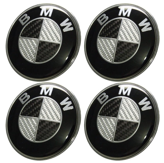 BMW Black Carbon Centre Wheel Cap - F20 F21 F22 F87 F32 - Custom My Ride