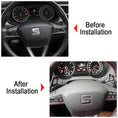 Load image into Gallery viewer, Seat Leon 5F Paddle Shifters Extentions Cupra DSG FR Red Black
