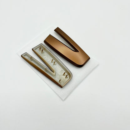 Seat Leon/Ibiza 5F/6P Copper Pre-facelift FRONT Replacement Badge Gloss MK3 (5F 2012-16 / 6P 2015-17)