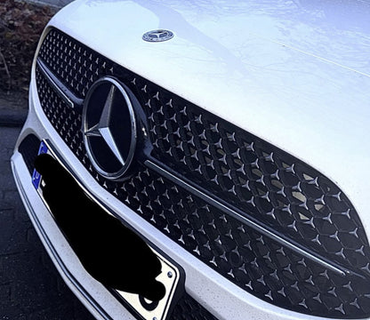 Mercedes Front Grill Star Chrome Stickers Upgrade - 2024+ W177 W206 AMG