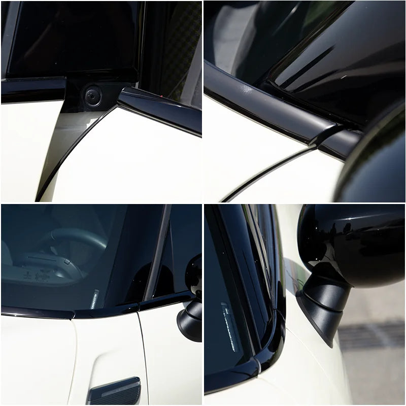 Mini Cooper F56 Black Window Trims 2014-2023 3 Door Blackout dechrome Shadow Edition