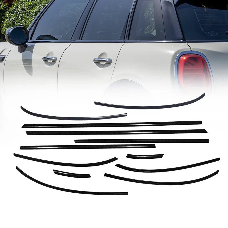 Mini Cooper F56 Black Window Trims 2014-2023 Blackout dechrome Shadow ...