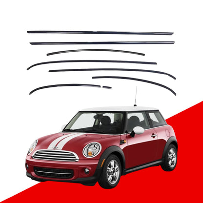 Mini Cooper R56 Black Window Trims 5 Door 2014-2023 Blackout dechrome Shadow Edition (Copy)