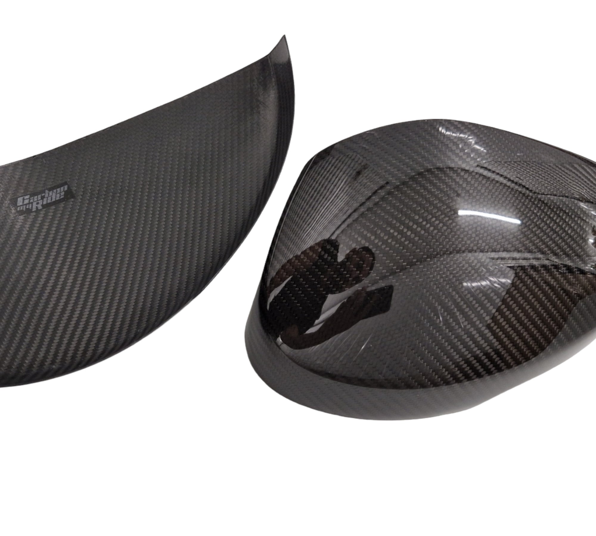 FL5 Carbon Wing Mirror Covers - Carbon Fibre - Type-R - Custom My Ride