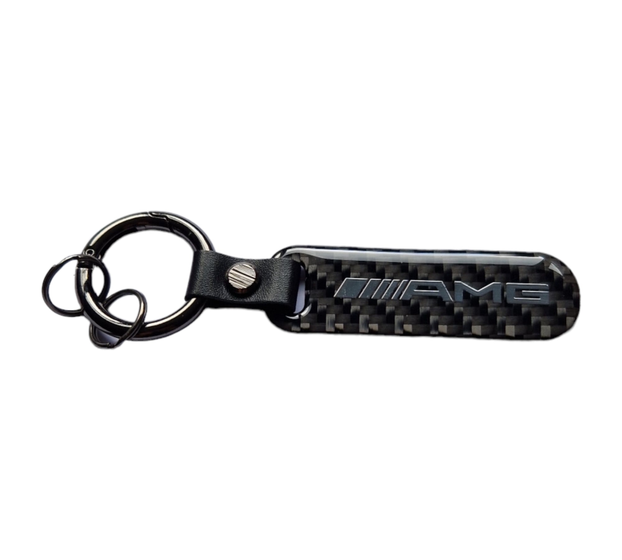 AMG Carbon Fibre Key Ring - Mercedes Accessories C63 A45 E63 E43 W176 W204