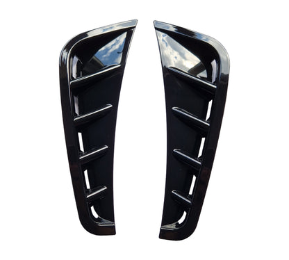 Mercedes C Class W205 Front Bumper Side Air Vent Trims Spoilers AMG Line 2018+ - Custom My Ride