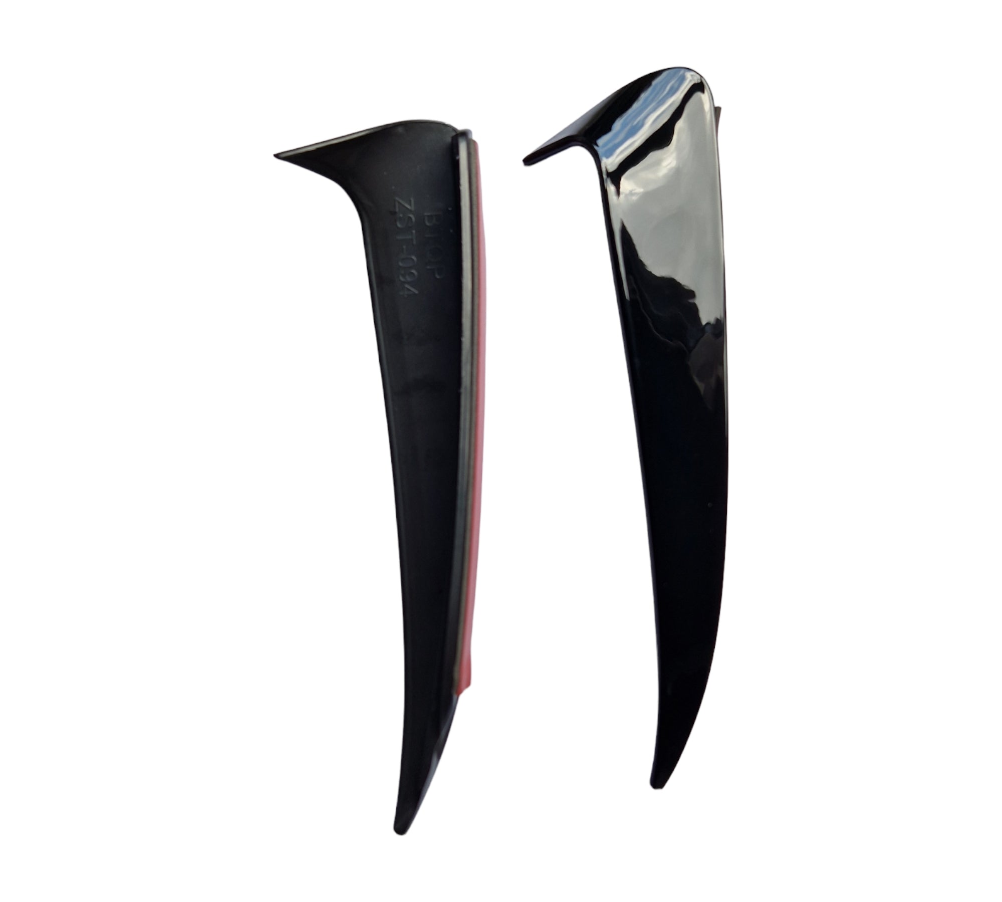 Mercedes C Class W205 Rear Bumper Side Air Vent Trims Fins Spoilers AMG Line 2014-18 4 Door - Custom My Ride